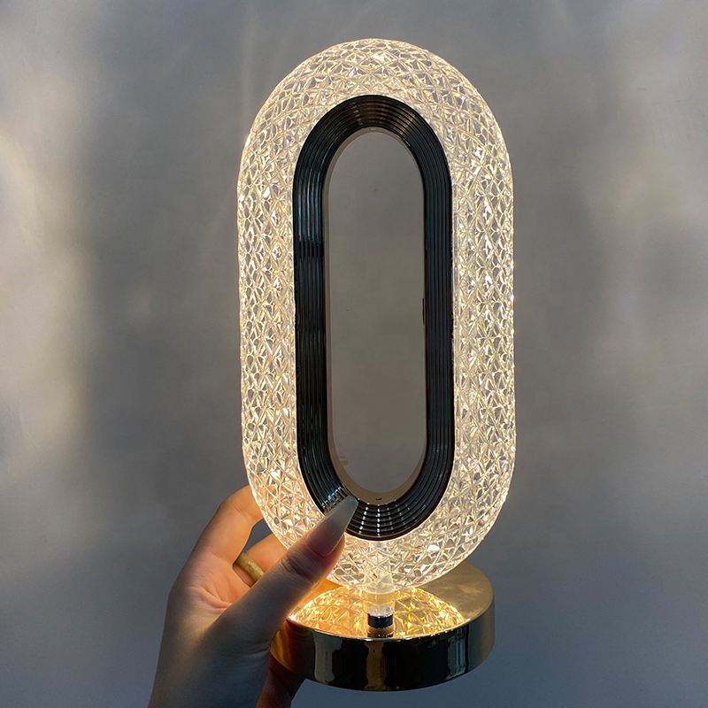 Morden Style Luxury Led Touch Modern Crystal Table Lamp