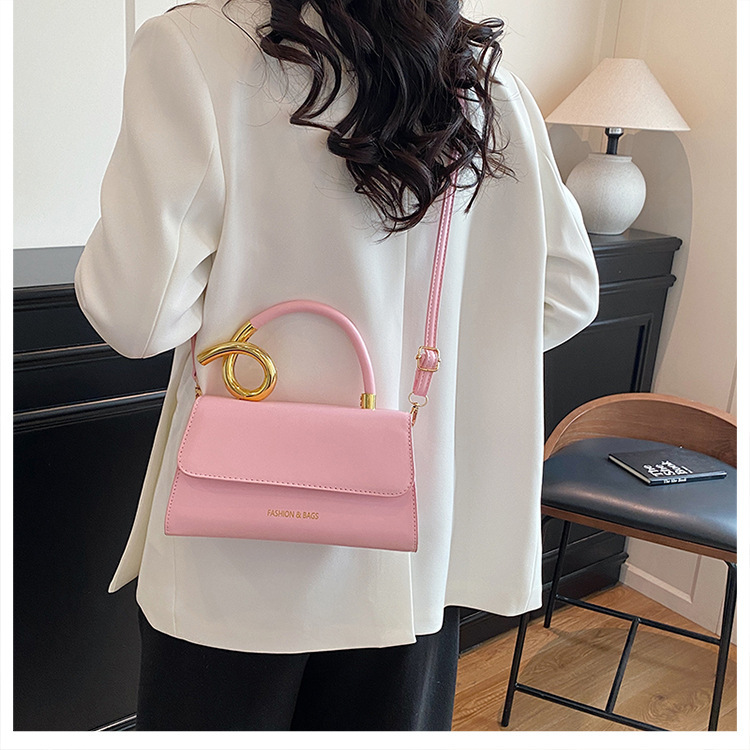 Solid Color Medium Square Women's Underarm Bag
